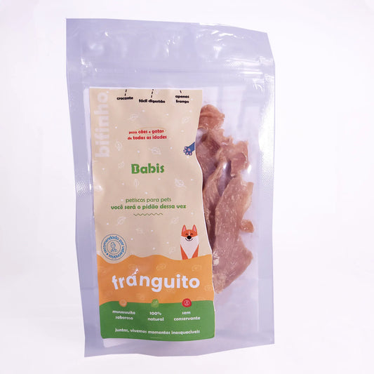 Filé de frango - Petisco de Frango Desidratado