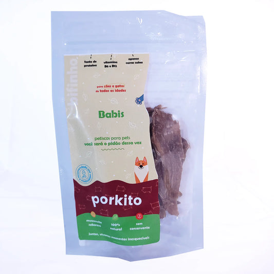 Filé suíno - Petisco de Carne Suína Desidratada